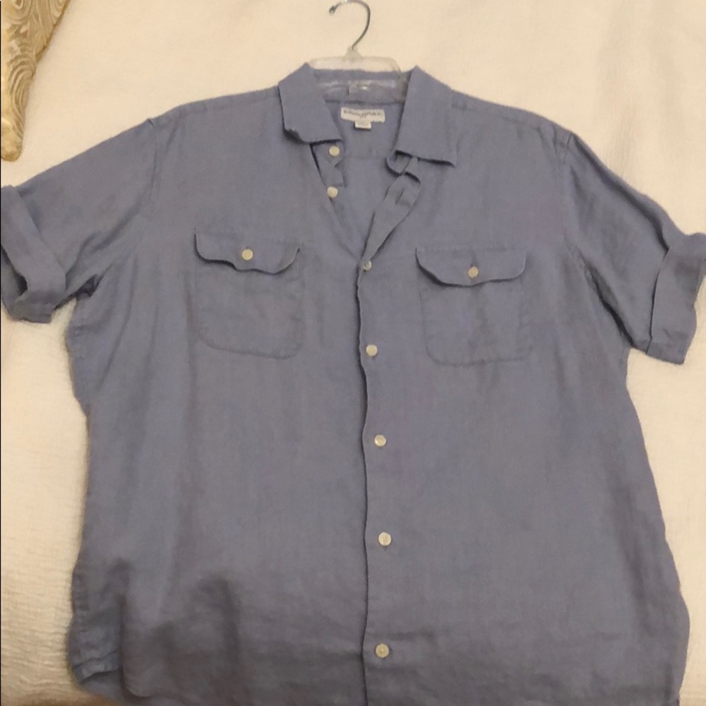 Banana Republic - M - Linen - button down